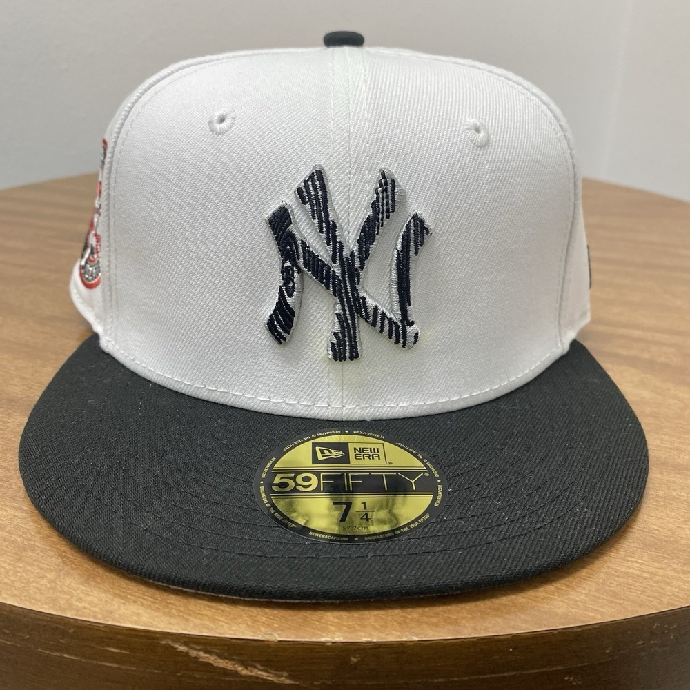 New Era 59FIFTY New York‎ Yankees Fitted Hat 7 1/4 White 1949 World Series New